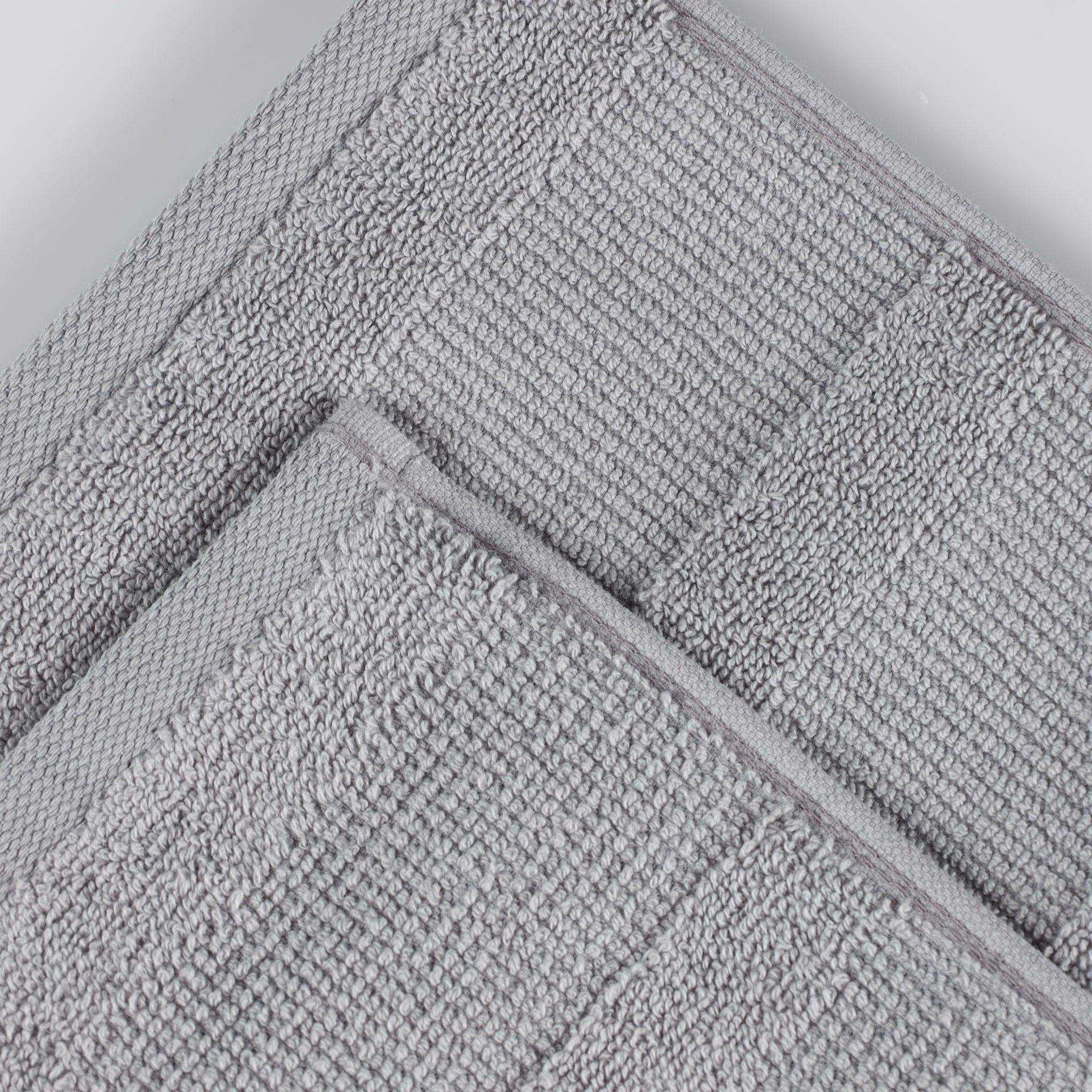 Roma Cotton Ribbed Textured Soft Absorbent 3 Piece Assorted Towel Set