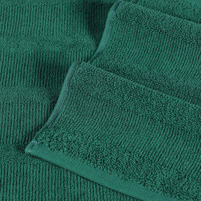 Roma Cotton Ribbed Textured Soft Face Towels/ Washcloths, Set of 12