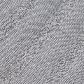 Roma Cotton Ribbed Textured Soft Face Towels/ Washcloths, Set of 12