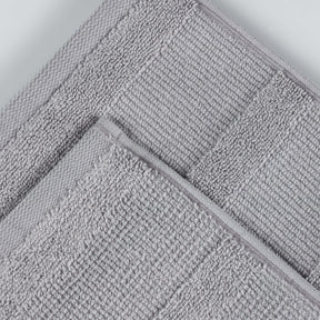 Roma Cotton Ribbed Textured Soft Face Towels/ Washcloths, Set of 12