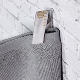 Roma Cotton Ribbed Textured Soft Face Towels/ Washcloths, Set of 12