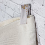 Roma Cotton Ribbed Textured Soft Face Towels/ Washcloths, Set of 12