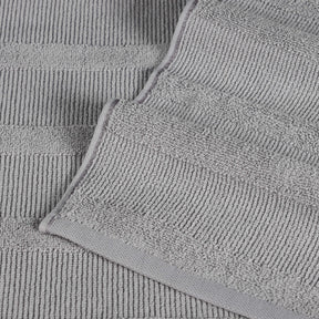 Roma Cotton Ribbed Textured Soft Highly Absorbent Bath Towel Set of 3