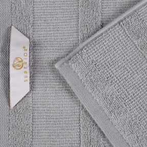 Roma Cotton Ribbed Textured Soft Highly Absorbent Hand Towel Set of 6