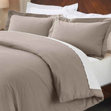 100% Cotton Flannel Solid Fuzzy Warm Duvet Cover Set