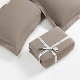 100% Cotton Flannel Solid Fuzzy Warm Duvet Cover Set