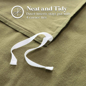 Rome Flannel Cotton Fuzzy Warm Solid Duvet Cover Set