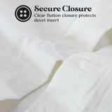 100% Cotton Flannel Solid Fuzzy Warm Duvet Cover Set