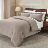 100% Cotton Flannel Solid Fuzzy Warm Duvet Cover Set
