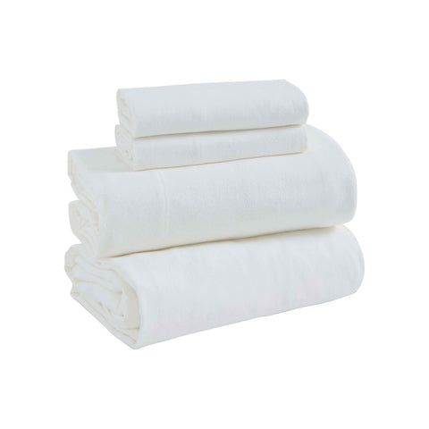 100% Cotton Flannel Sheet Set Solid Deep Pocket Fuzzy Warm Rome