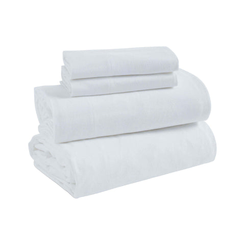 100% Cotton Flannel Sheet Set Solid Deep Pocket Fuzzy Warm Rome