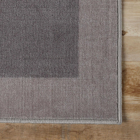 Rome Modern Non-Slip Machine Washable Bathroom Bath Rug Set