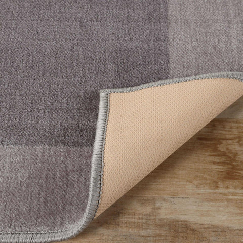 Rome Modern Non-Slip Machine Washable Bathroom Bath Rug Set