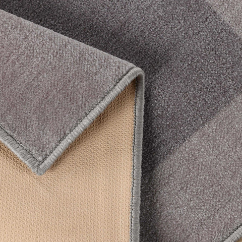 Rome Modern Non-Slip Machine Washable Bathroom Bath Rug Set
