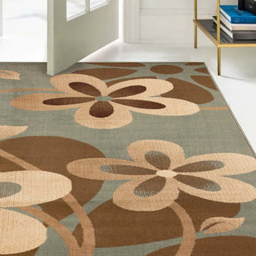 Rosette Geometric Medallion Indoor Area Rugs or Runner Rug