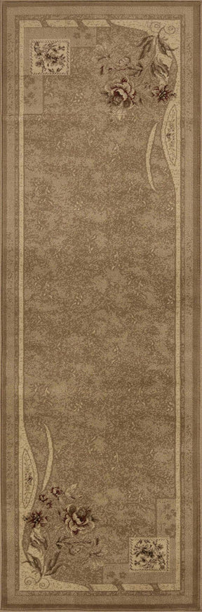 Ruban Modern Minimalist Floral Indoor Large Area Rugs or Runner Rug