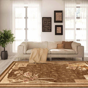 Ruban Modern Minimalist Floral Indoor Large Area Rugs or Runner Rug