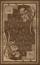Ruban Modern Minimalist Floral Indoor Large Area Rugs or Runner Rug
