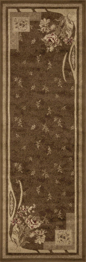 Ruban Modern Minimalist Floral Indoor Large Area Rugs or Runner Rug