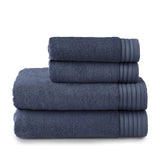 Egyptian Cotton Hand/Wash Towel Set of 4 - Blue Egyptian Cotton Hand/Wash Towels
