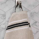 Sadie Zero Twist Cotton Solid Absorbent 3 Piece Towel Set