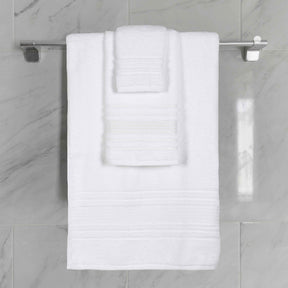 Sadie Zero Twist Cotton Solid Absorbent 3 Piece Towel Set