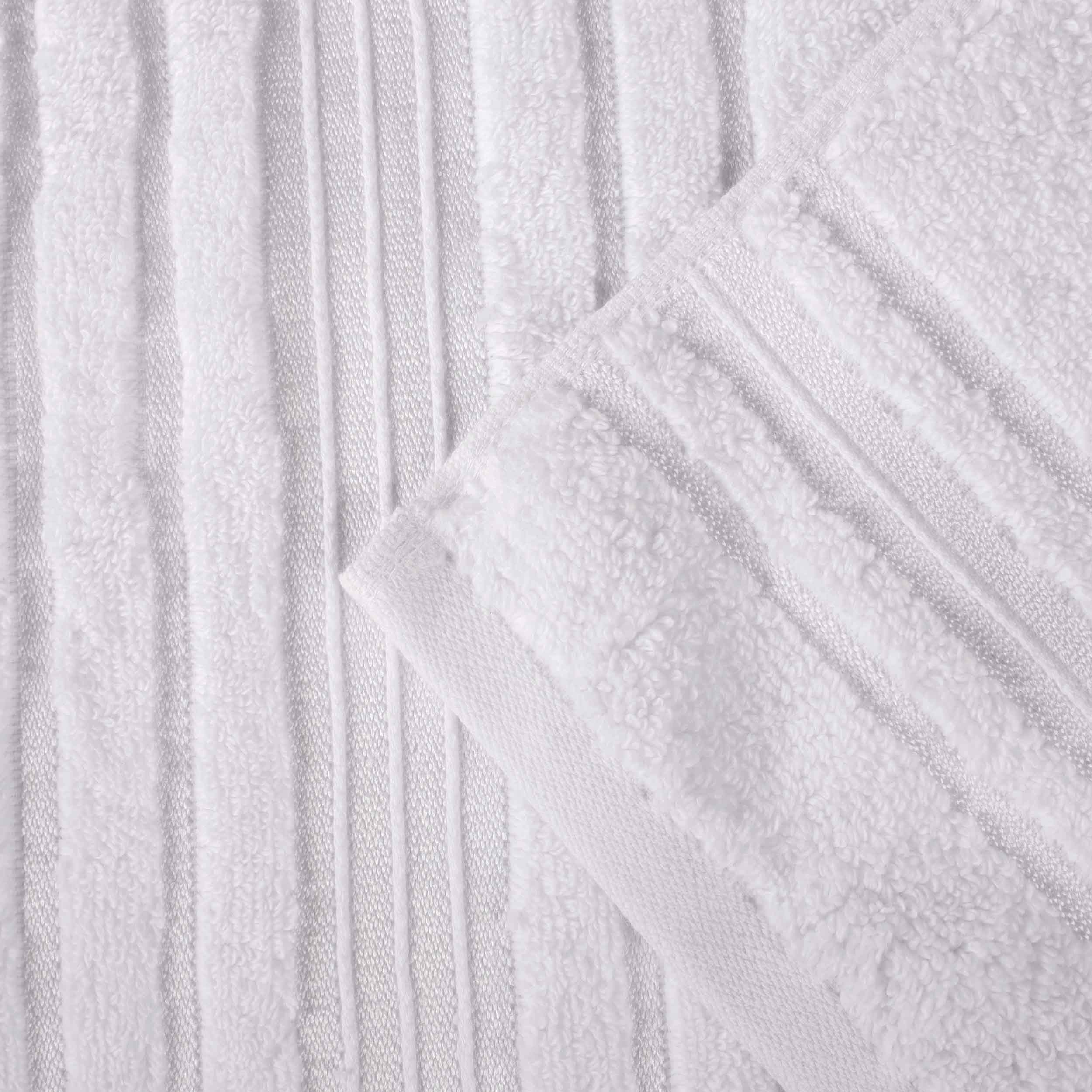 Sadie Zero Twist Cotton Solid Absorbent 3 Piece Towel Set