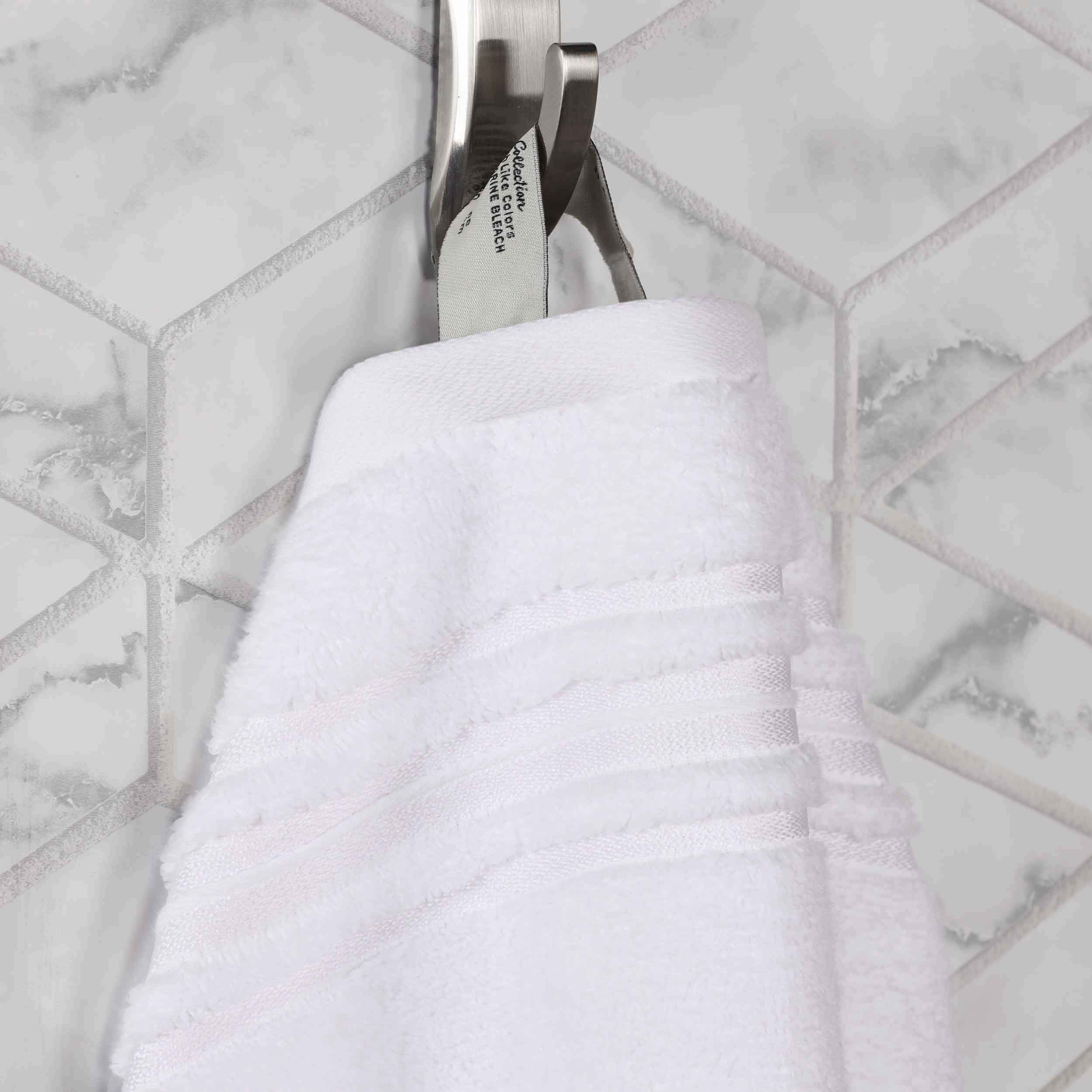 Sadie Zero Twist Cotton Solid Absorbent 3 Piece Towel Set