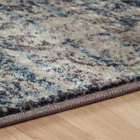 Salford Vintage Abstract Medallion Plush Indoor Area Rug Or Runner
