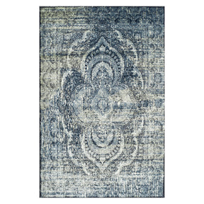 Salford Vintage Abstract Medallion Plush Indoor Area Rug Or Runner