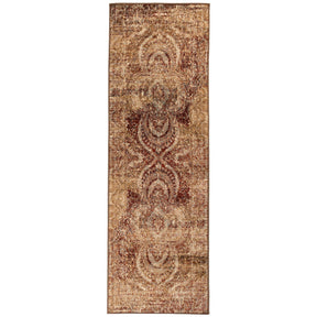 Salford Vintage Abstract Medallion Plush Indoor Area Rug Or Runner
