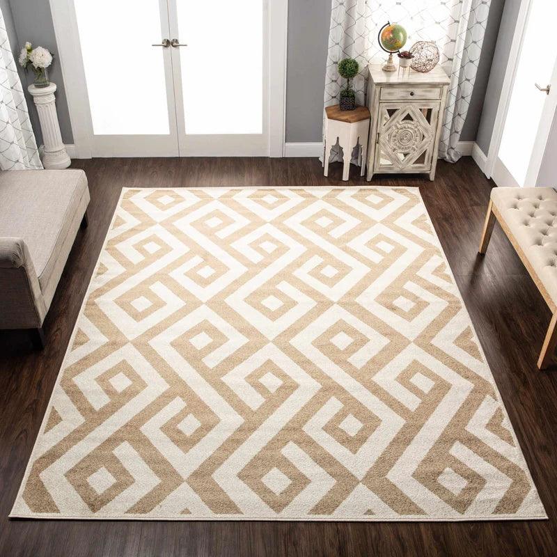 Saxton Geometric Diamond Indoor Large Area Rugs Or Runner Rug
