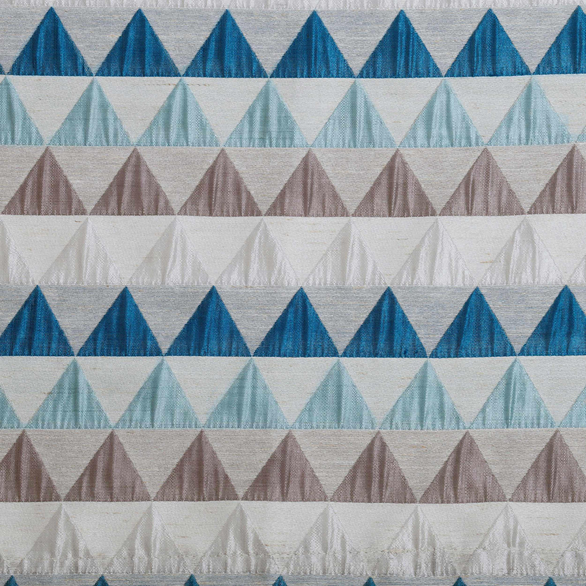 Scalene Jacquard Trellis Grommet Semi-Sheer Curtain Panel Set