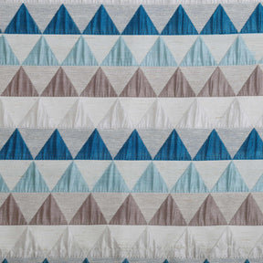 Scalene Jacquard Trellis Grommet Semi-Sheer Curtain Panel Set