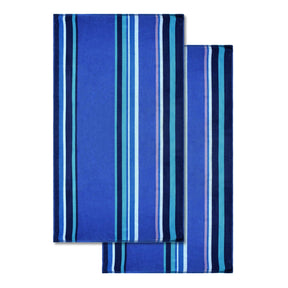 Seafina Oversized Cotton 2 Piece Beach Towel Set
