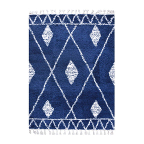 Serafina Boho Tribal Geometric Indoor Shag Area Rug with Tassels