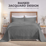 Serenity Cotton Matelasse Celtic Circle Airy Bedspread Set
