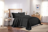 Lightweight Cotton Bedspread Sets 3-Piece Serenity Wedding Ring Jacquard Matelassé