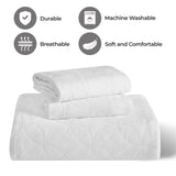 Lightweight Cotton Bedspread Sets 3-Piece Serenity Wedding Ring Jacquard Matelassé