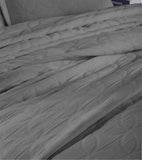 Lightweight Cotton Bedspread Sets 3-Piece Serenity Wedding Ring Jacquard Matelassé