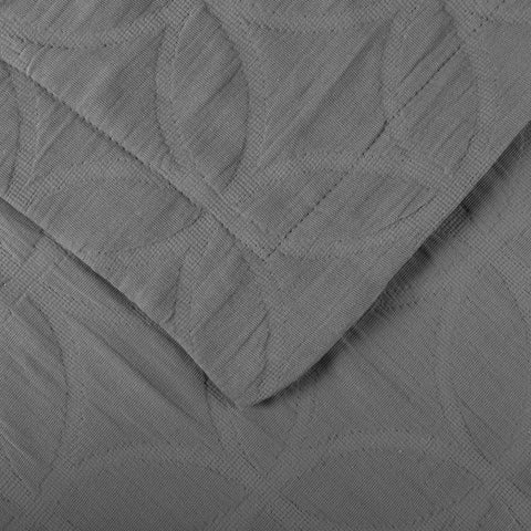 Lightweight Cotton Bedspread Sets 3-Piece Serenity Wedding Ring Jacquard Matelassé