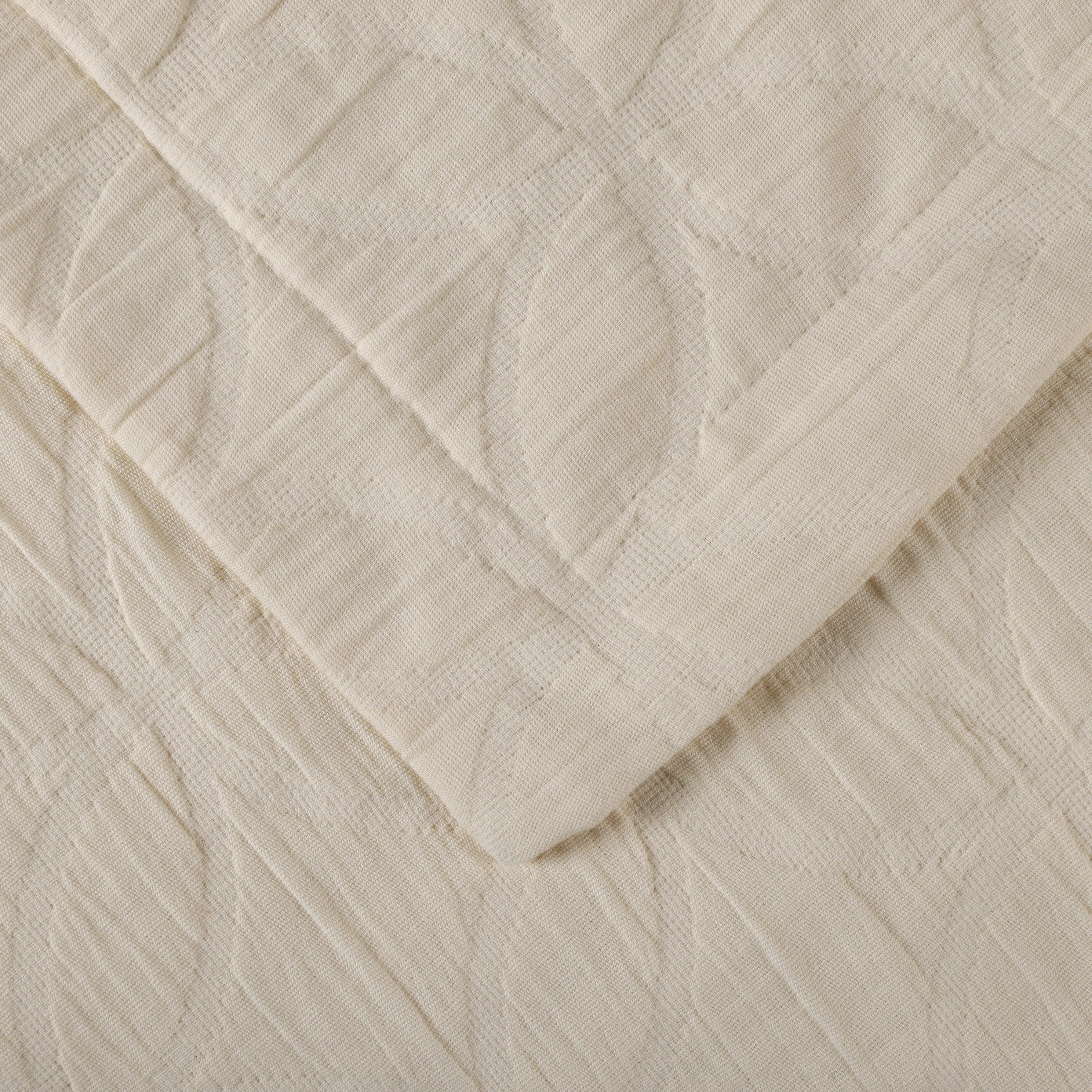 Serenity Cotton Matelasse Celtic Circle Airy Bedspread Set
