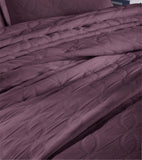 Serenity Cotton Matelasse Celtic Circle Airy Bedspread Set