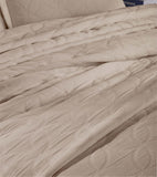 Lightweight Cotton Bedspread Sets 3-Piece Serenity Wedding Ring Jacquard Matelassé