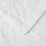 Lightweight Cotton Bedspread Sets 3-Piece Serenity Wedding Ring Jacquard Matelassé
