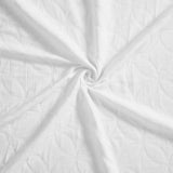 Lightweight Cotton Bedspread Sets 3-Piece Serenity Wedding Ring Jacquard Matelassé