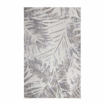 Siesta Botanical Leaves Geometric Area Rug Indoor Outdoor Rug