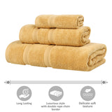 Smart Dry Zero Twist Cotton Medium Weight 8 Piece Assorted Towel Set