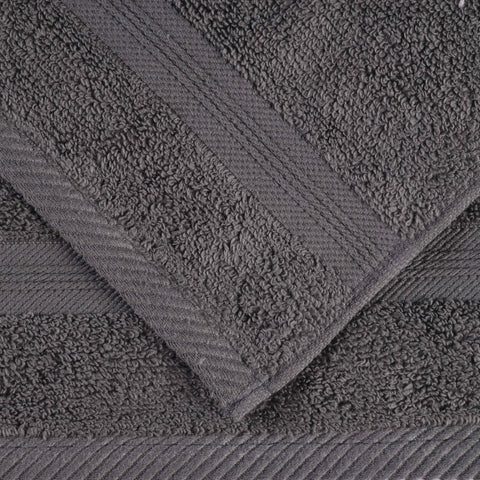 Smart Dry Zero Twist Cotton Medium Weight 9 Piece Assorted Towel Set