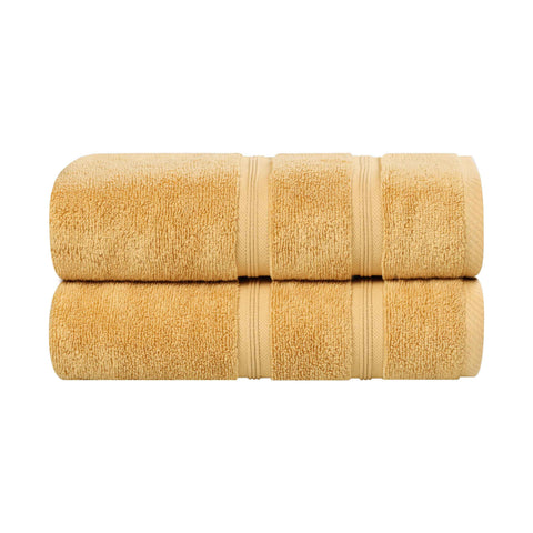 Smart Dry Zero Twist Cotton Medium Weight Bath Sheets, Set of 2
